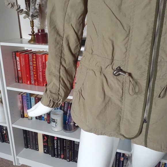 G.E.T. Outerwear Zip-Up Adjustable Waist Many Pockets Jacket P3653 - Picture 8 of 13